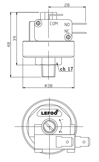 LF25 Pressure Switch